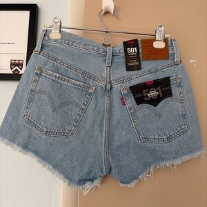 Levi's Women's Light Blue Jean Shorts